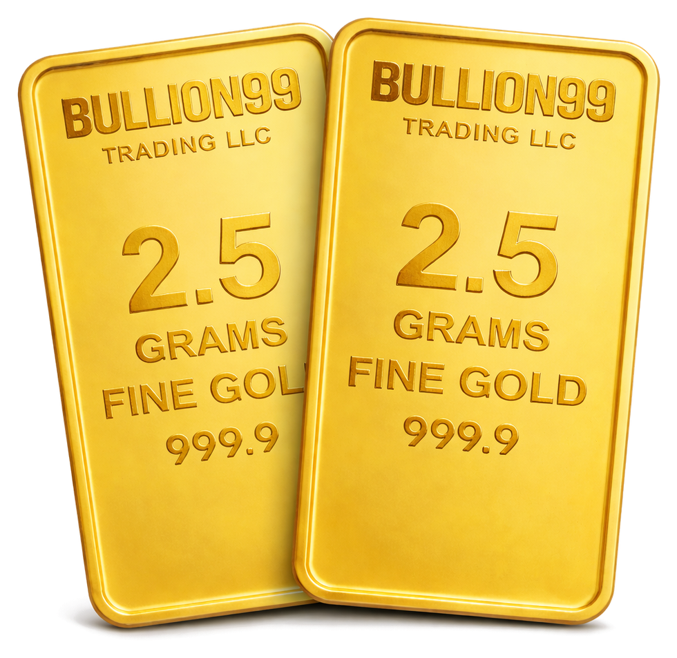 Bullion99 branded fine gold bars
